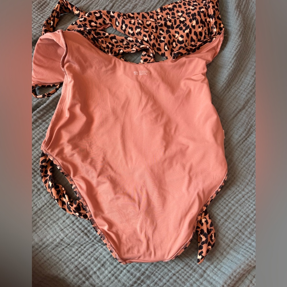 Aerie Leopard Print One Piece Swimsuit - Picture 6 of 8